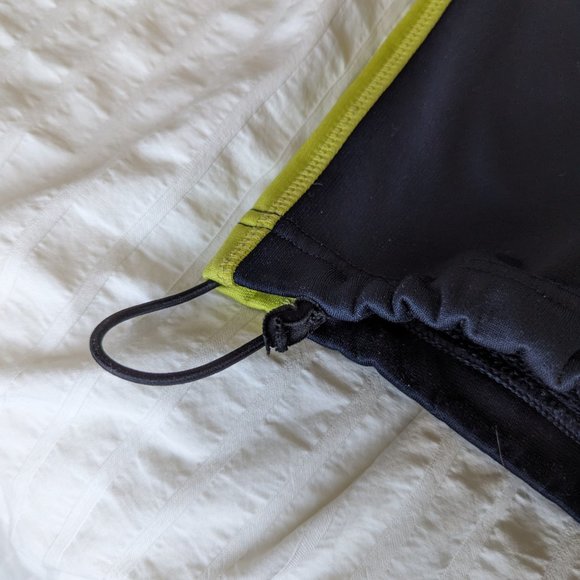 Nike Sweatpants Thermafit Navy and Yellow Striped - Picture 2 of 7